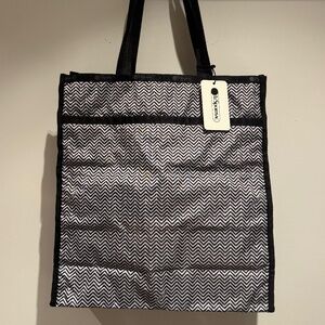 NWT LeSportSac Large Book - Classic Herringbone Pattern